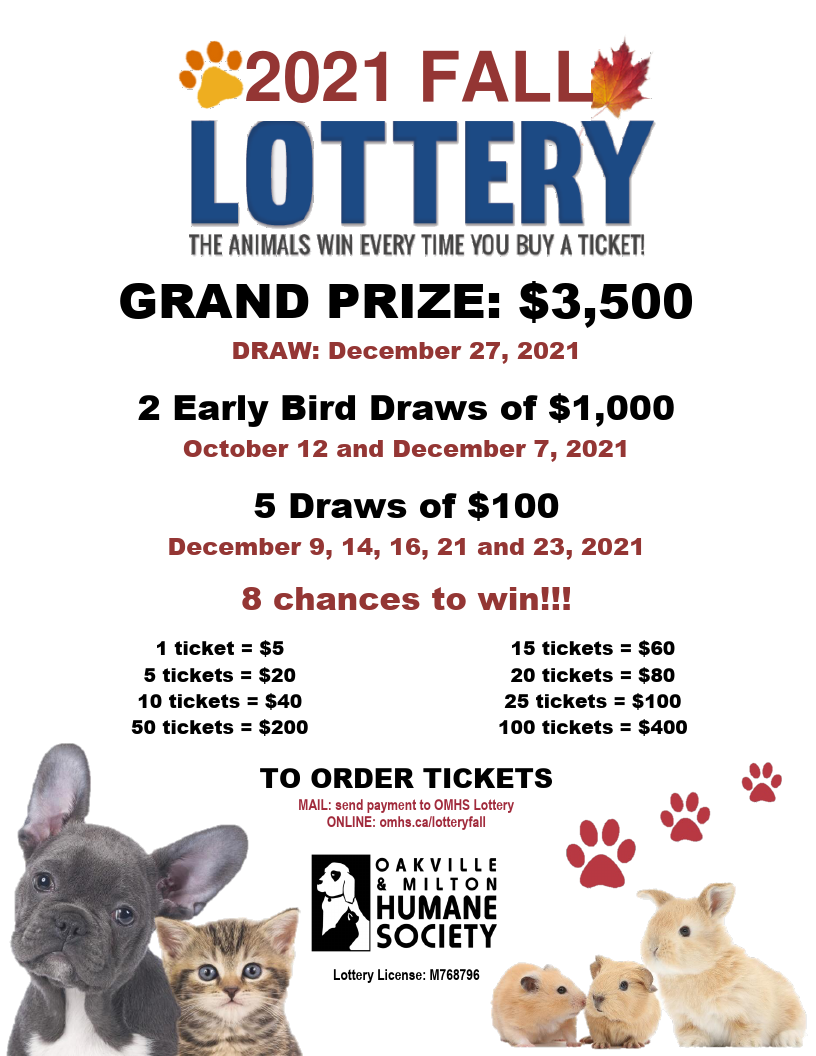 OMHS 2021 Fall Lottery Poster OMHS 2021 Fall Lottery Poster - Lottery